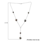 Rhodium Overlay Sterling Silver NecklaceE (Size - 18),  Silver Wt. 13.1 Gms