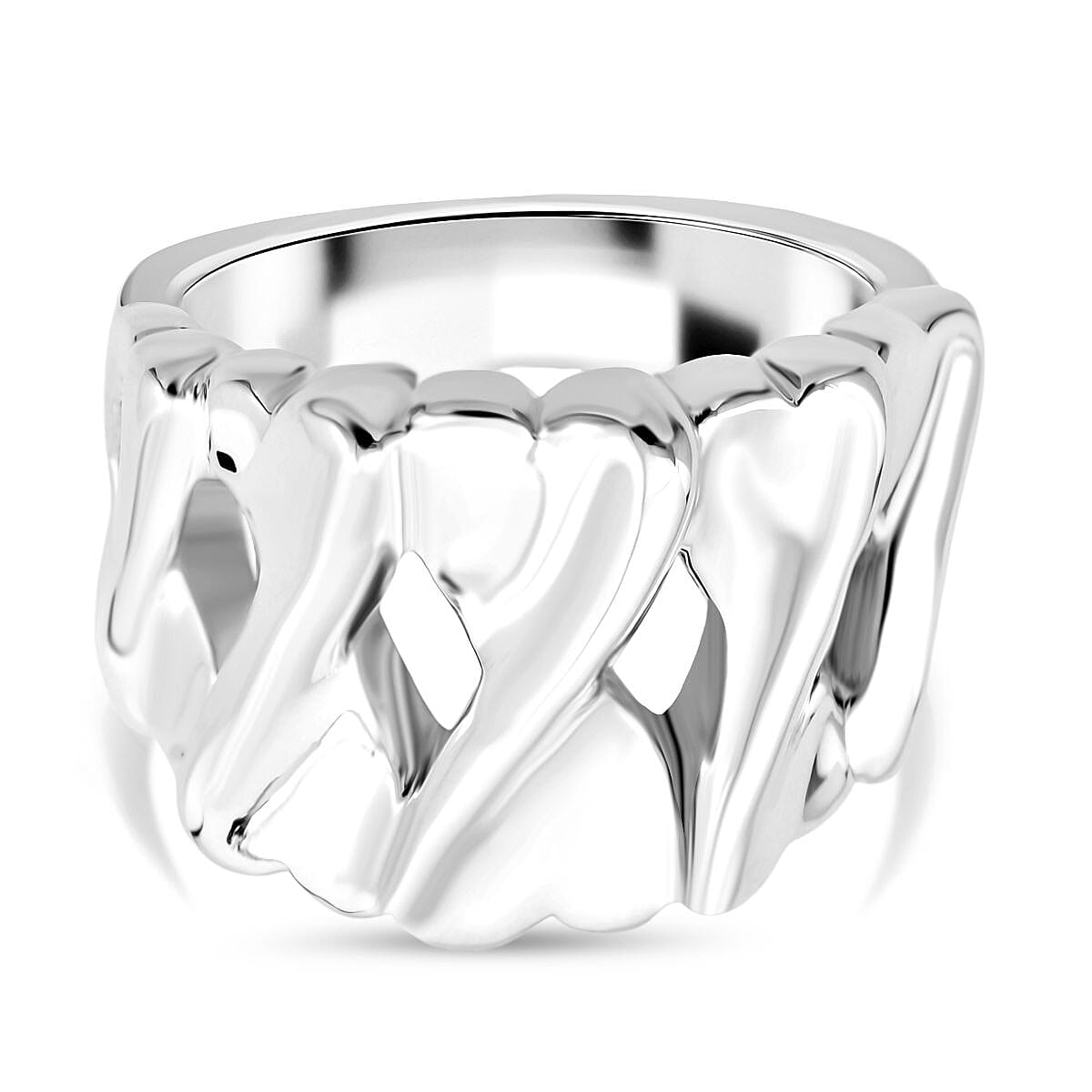Designer Inspired Designer Inspired Thai Sterling Silver Band Ring 8248464 0