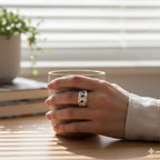 Designer Inspired Thai Sterling Silver Band Ring