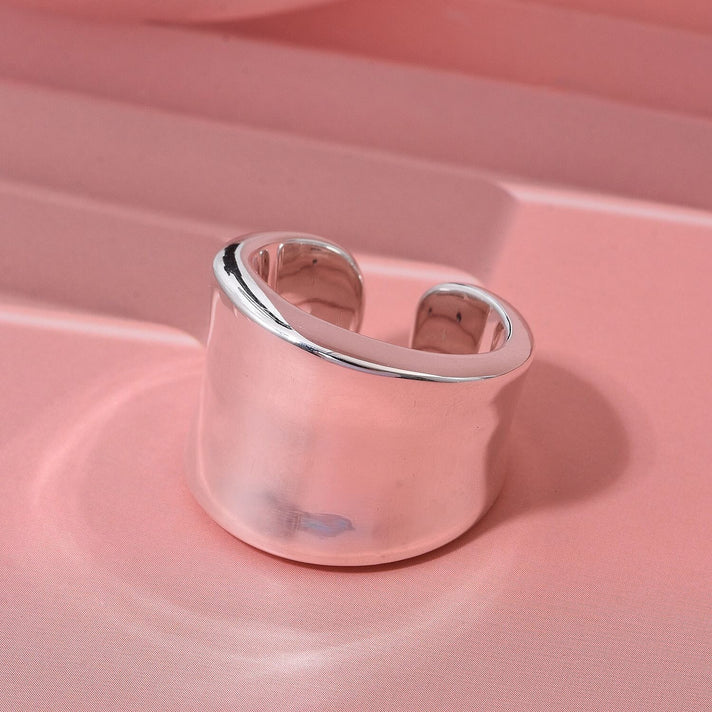Designer Inspired Thai Sterling Silver Wide Cuff Ring 8248440 2