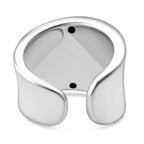 Thai Sterling Silver Wide Cuff Ring