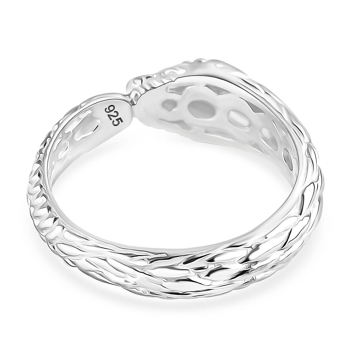 D'joy Royal Bali Collection Sterling Silver Snake Ring 8188439 4