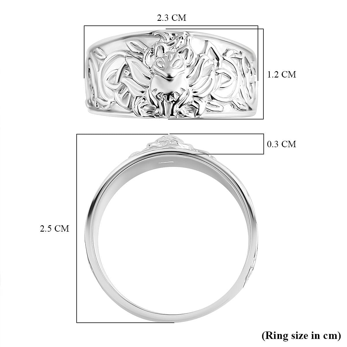 Royal Bali Collection Sterling Silver Kitsun Ring 7844460 5