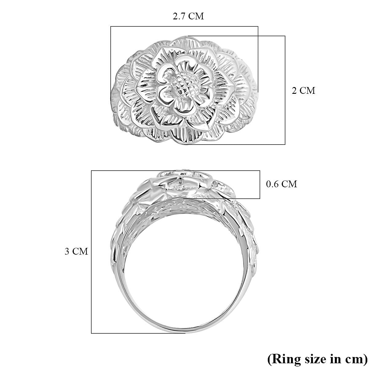 Sterling Silver Ring,  Silver Wt. 6.5 Gms 7656488 5