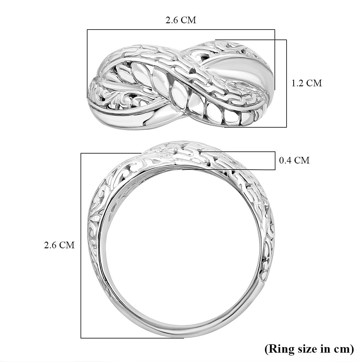 Royal Bali Collection Sterling Silver Ring, Silver Wt. 6.50 Gms. 7846394 5