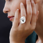 Sterling Silver Ring, Silver Wt. 6.50 Gms