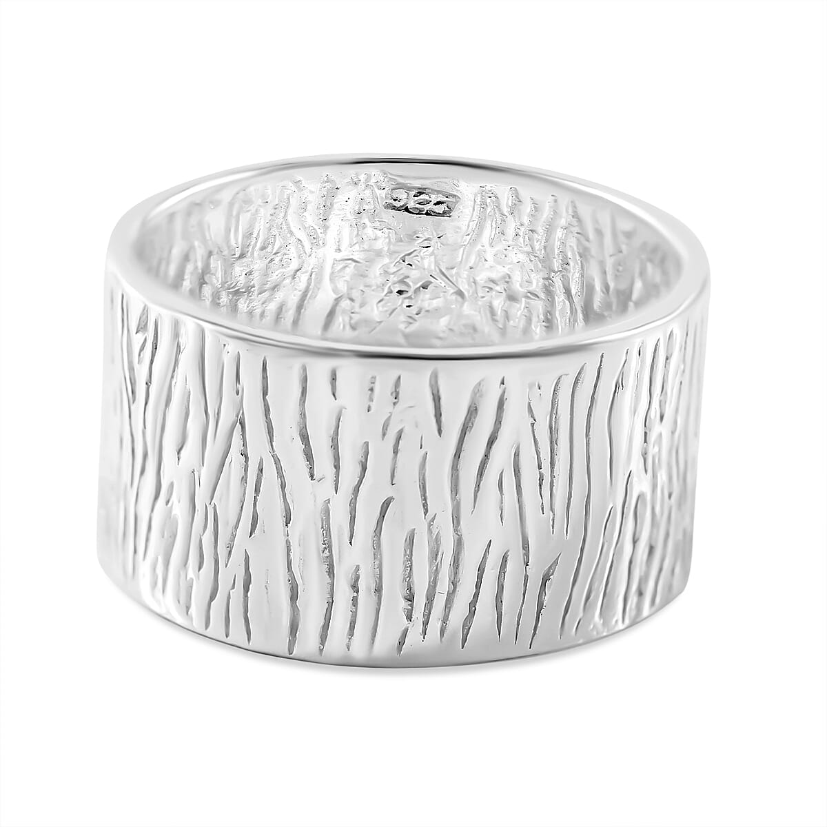 JCK Vegas Closeout - Designer Handmade Sterling Silver Hammered Ring, Silver Wt. 6.91 Gms 7801494 0