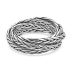 Royal Bali - Sterling Silver Tulang Naga Ring, Silver Wt. 8.50 Gms