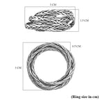 Royal Bali - Sterling Silver Tulang Naga Ring, Silver Wt. 8.50 Gms