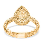 Treasure Of Siam - Sterling Silver Ring in Yellow Gold Plating
