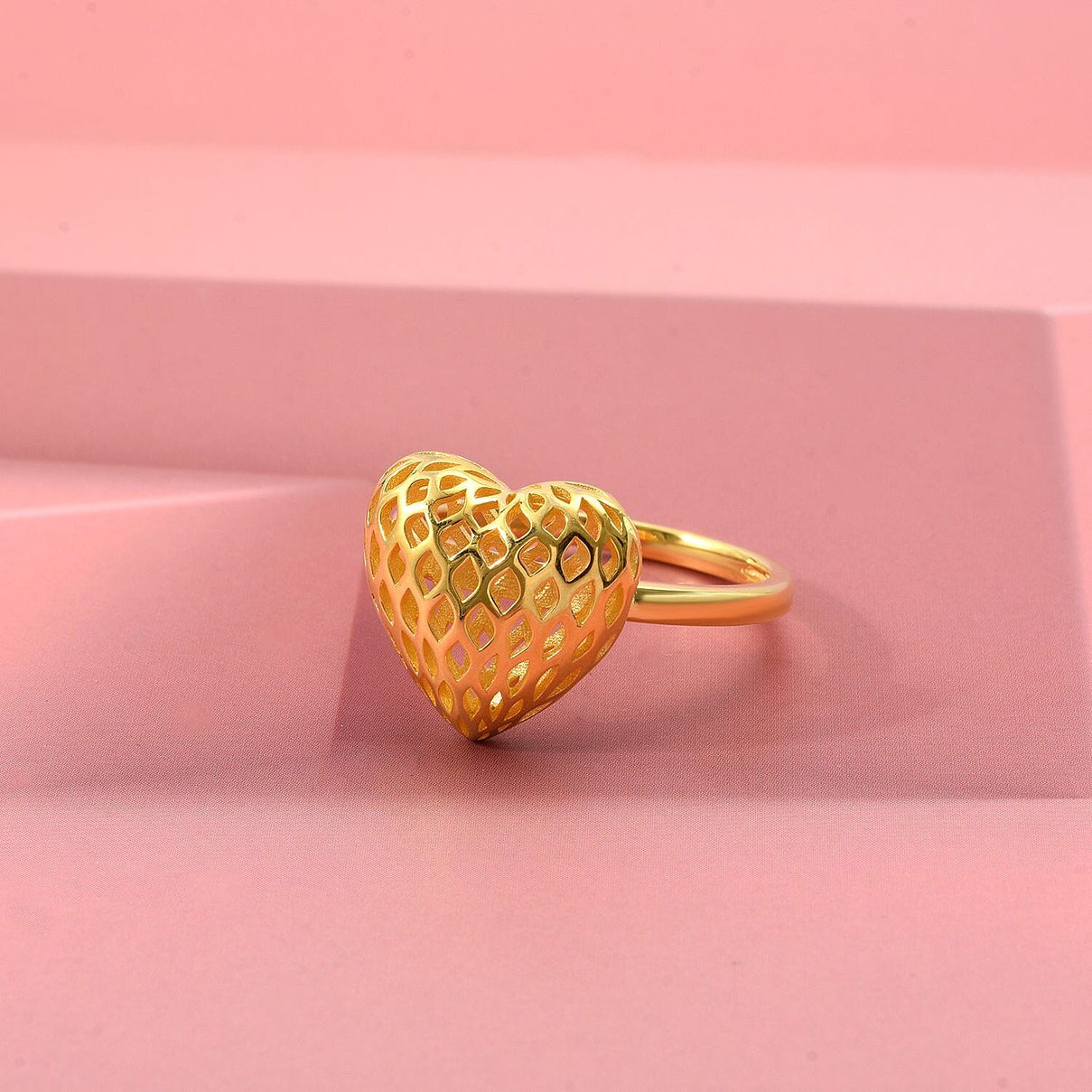 Treasure of Siam - Sterling Silver Ring in Yellow Gold Plating 8239752 1