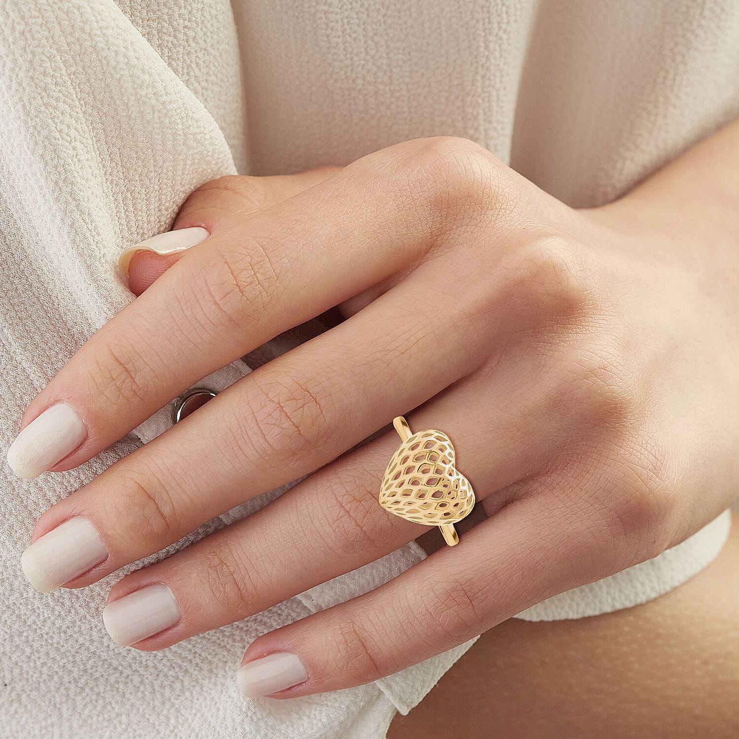 Treasure of Siam - Sterling Silver Ring in Yellow Gold Plating 8239752 2