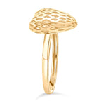 Sterling Silver Ring in Yellow Gold Plating