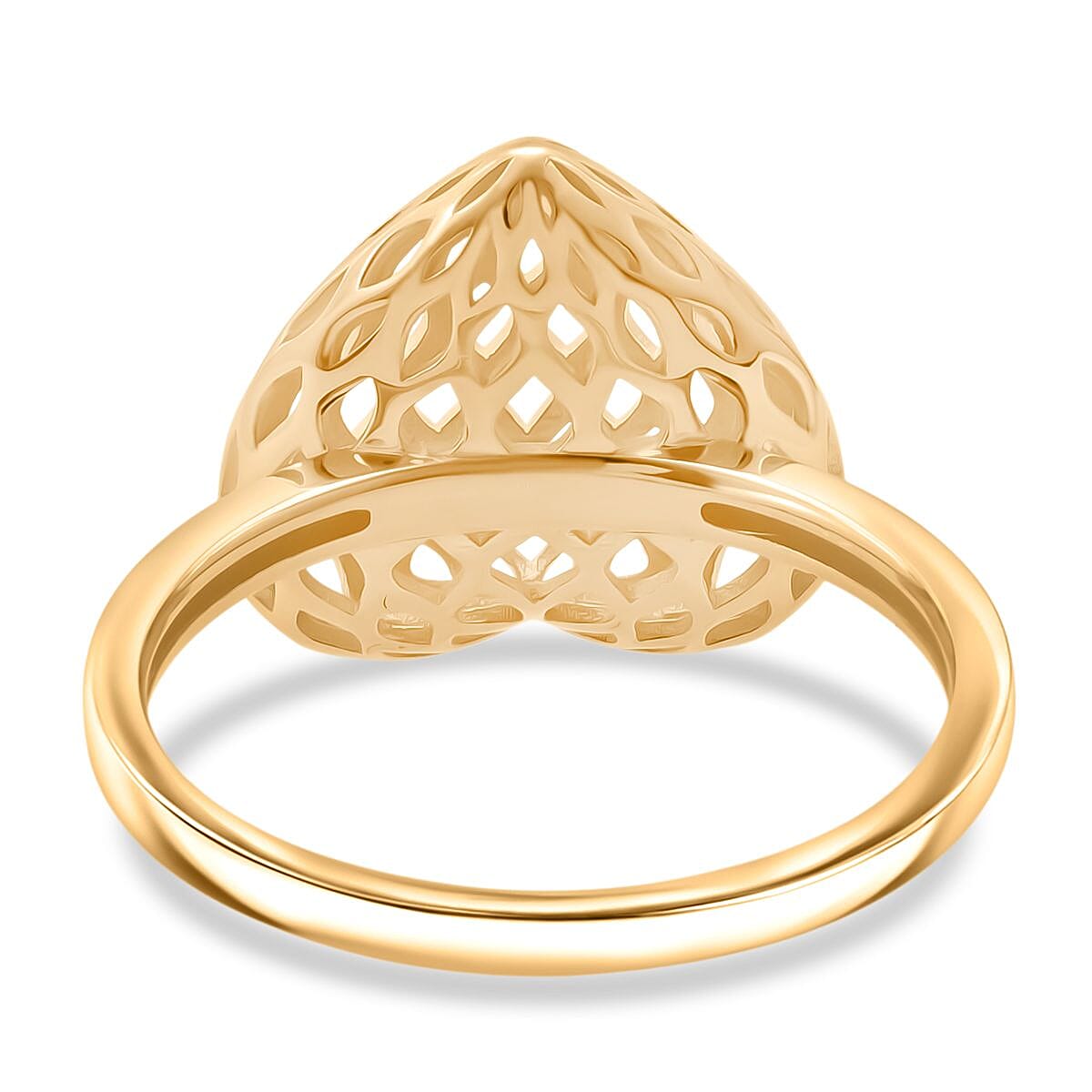Treasure of Siam - Sterling Silver Ring in Yellow Gold Plating 8239752 4
