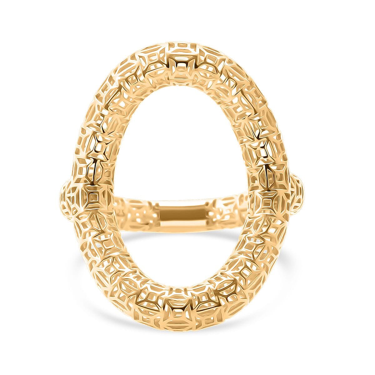 Treasure of Siam - Sterling Silver Ring in Yellow Gold Plating 8239758 0