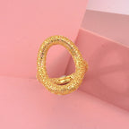 Sterling Silver Ring in Yellow Gold Plating