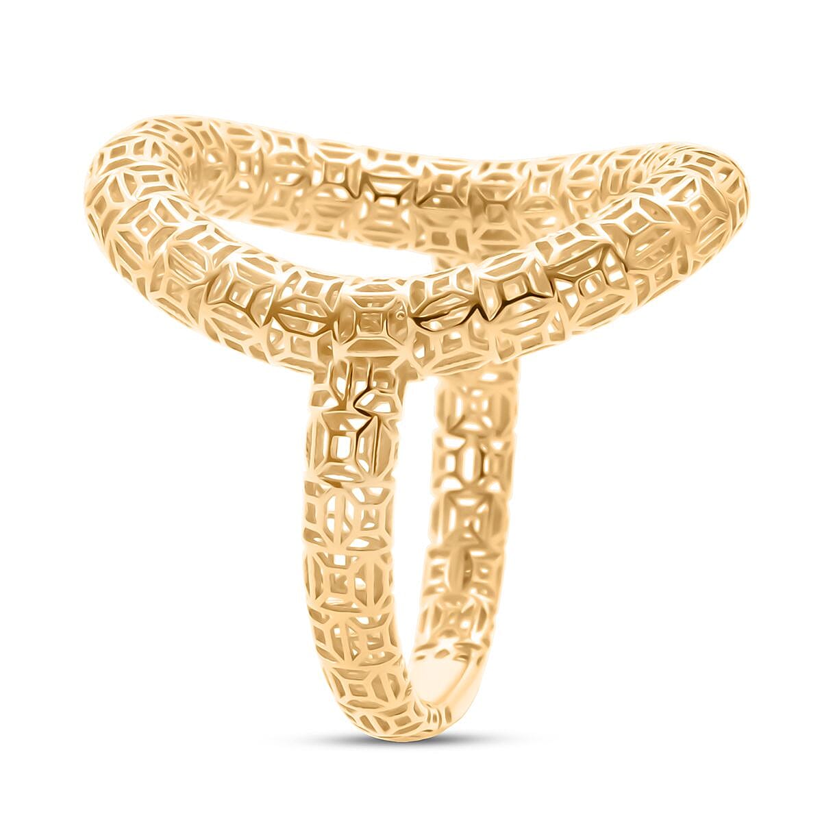 Treasure of Siam - Sterling Silver Ring in Yellow Gold Plating 8239758 3