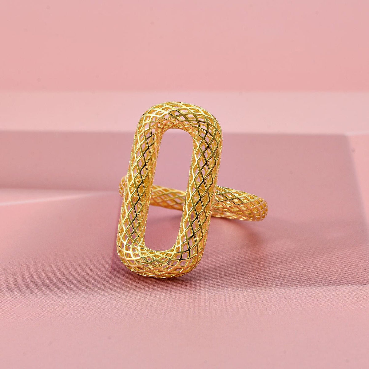 Treasure of Siam - Sterling Silver Ring in Yellow Gold Plating 8239760 1
