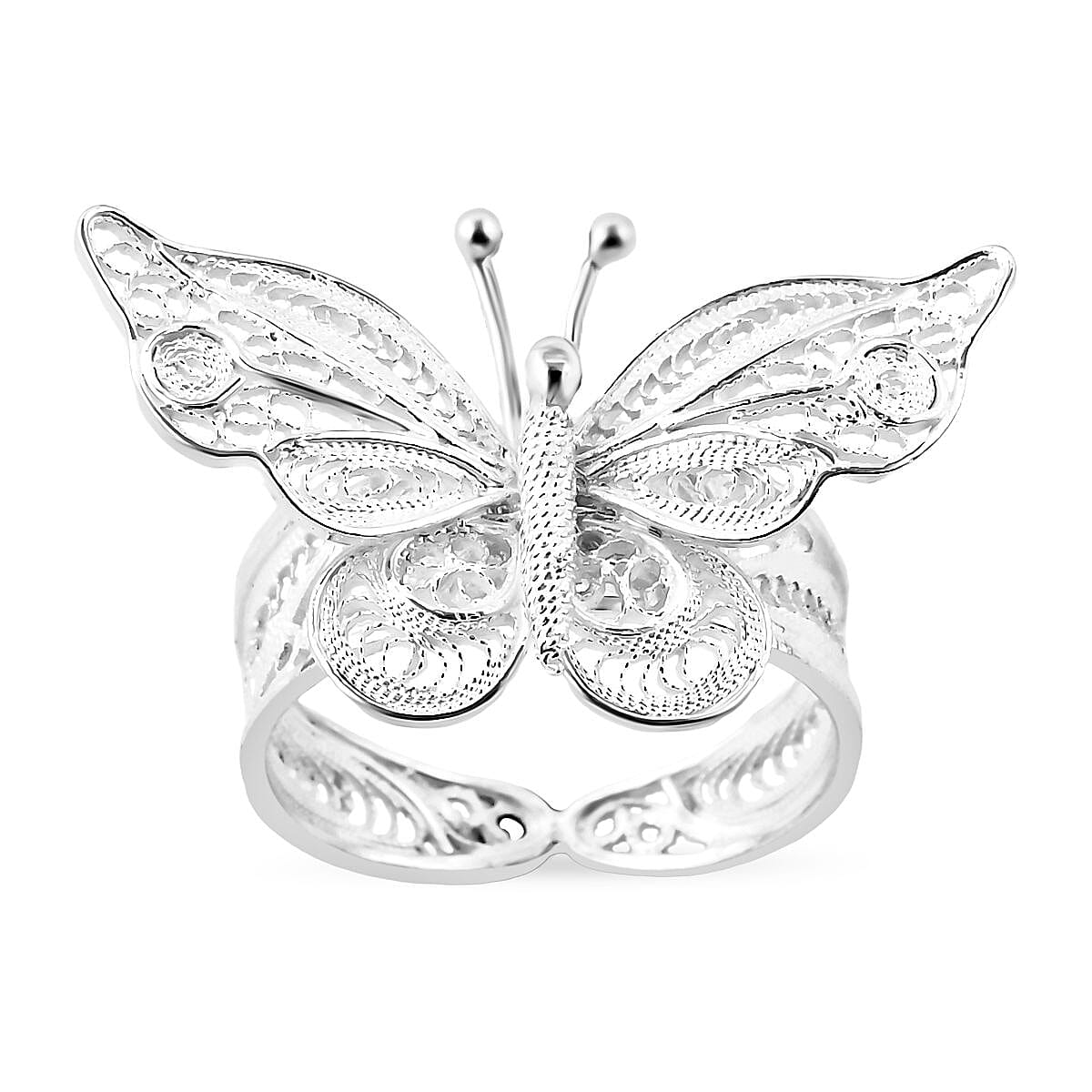Butterfly Ring in Sterling Silver 7728358 6