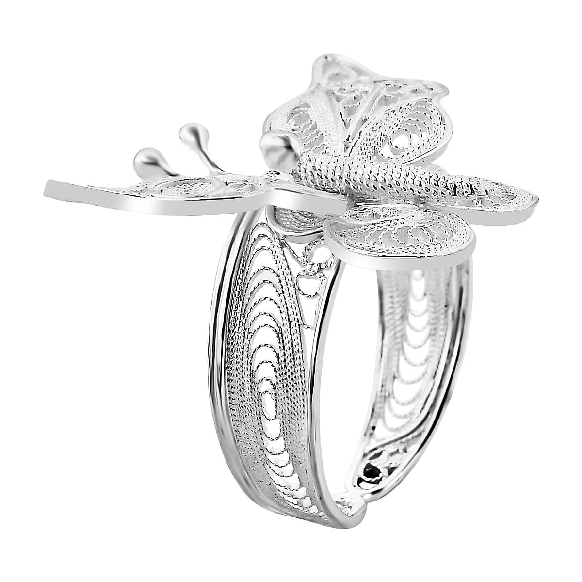 Butterfly Ring in Sterling Silver 7728358 9
