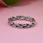 Designer Closeout - Sterling Silver Braided Ring
