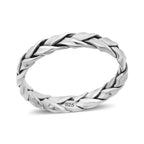 Designer Closeout - Sterling Silver Braided Ring