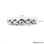 Designer Closeout - Sterling Silver Braided Ring