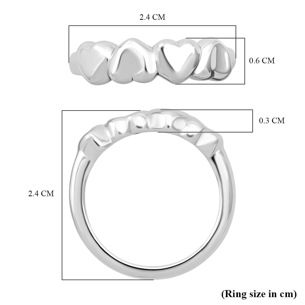 Thai Sterling Silver Band Ring 8248473 5