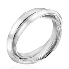 Sterling Silver Wave Ring, Silver Wt. 4.15 Gms.