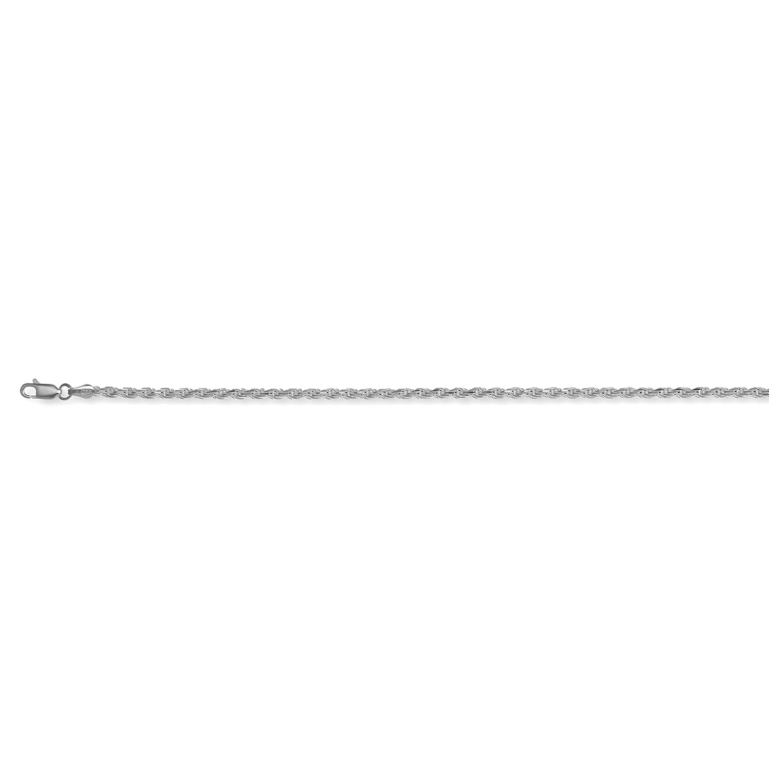 Sterling Silver Rope Bracelet (Size - 8) With Lobster Clasp, Silver Wt - 36.63 Gms. 7981074 0