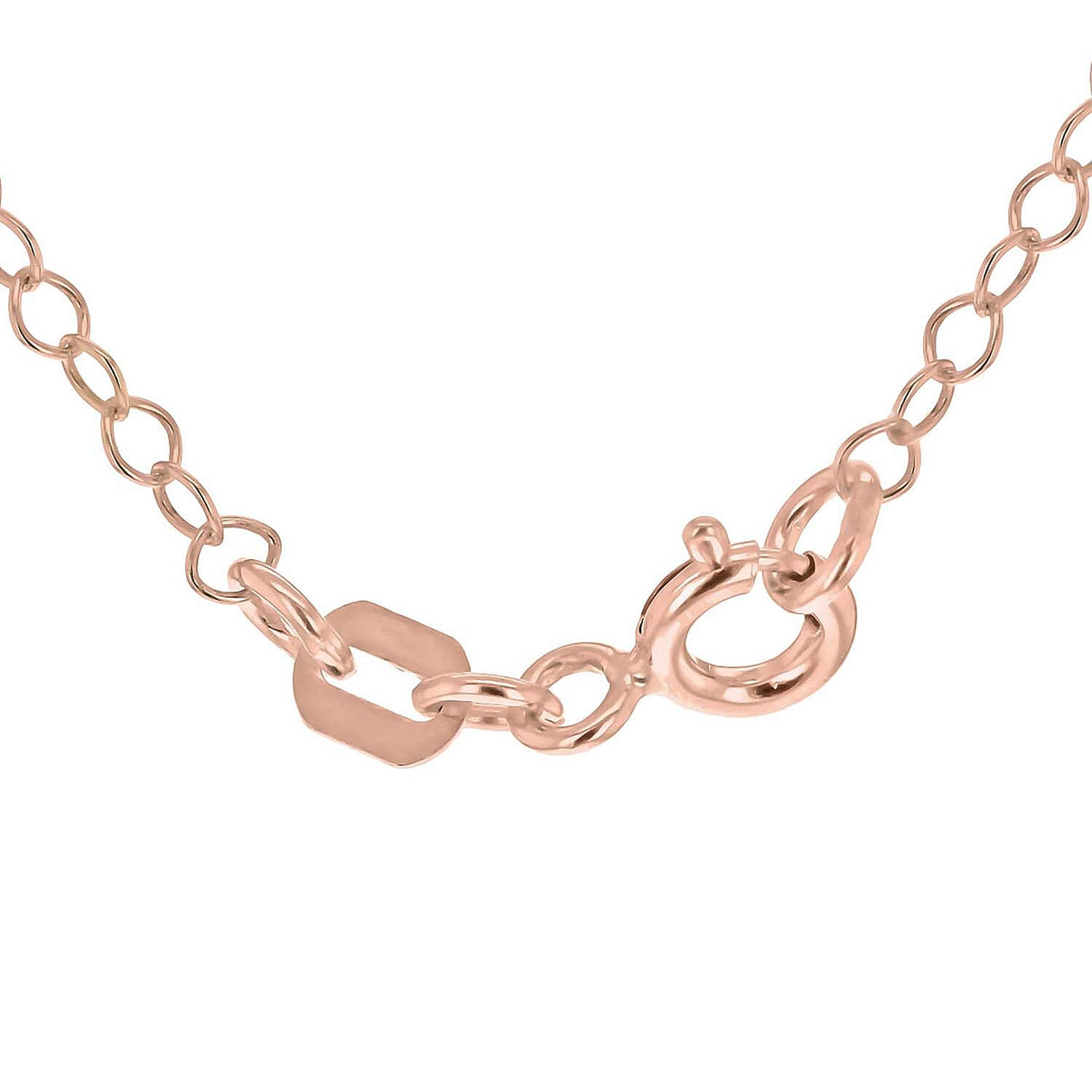 Sterling Silver Rose Gold Plated 30 Belcher Chain 18 Inch 7611544 7