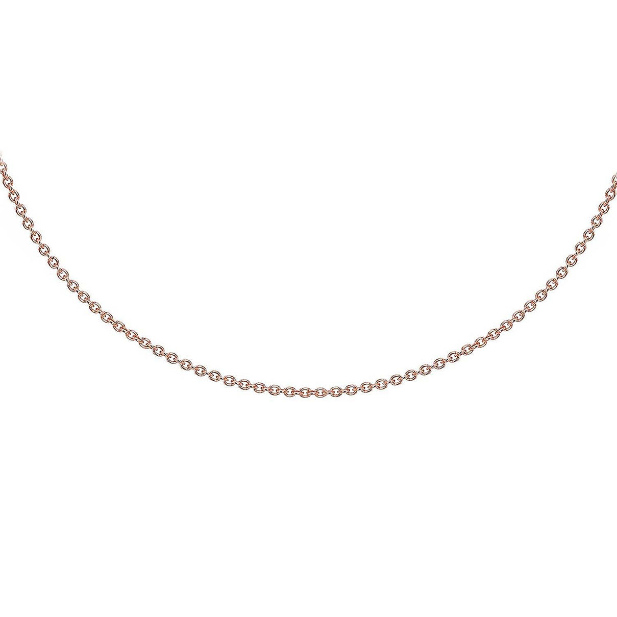 Sterling Silver Rose Gold Plated Belcher Chain 30 Inch 7616088 3