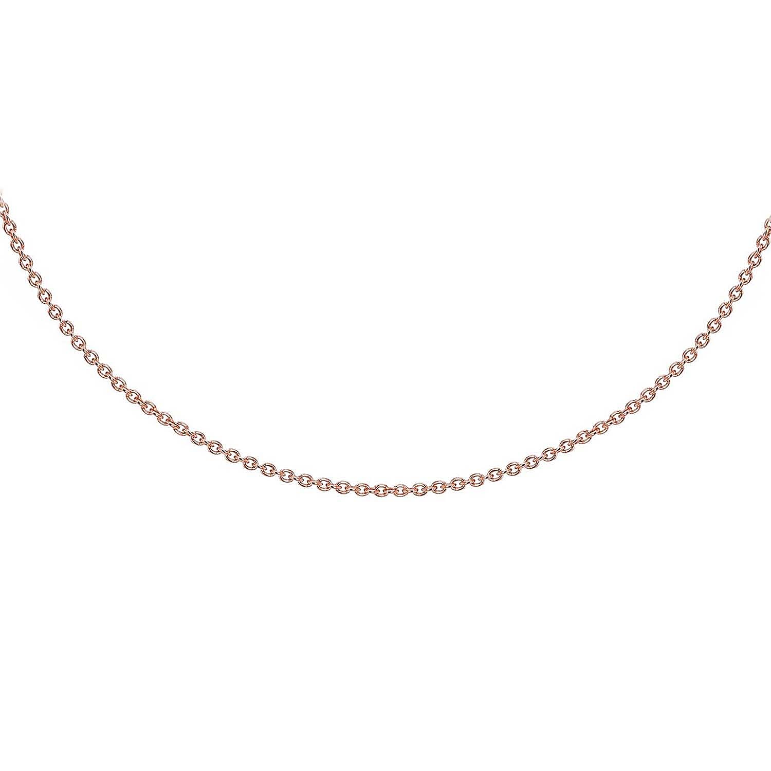 Sterling Silver Rose Gold Plated Belcher Chain 30 Inch 7616088 3