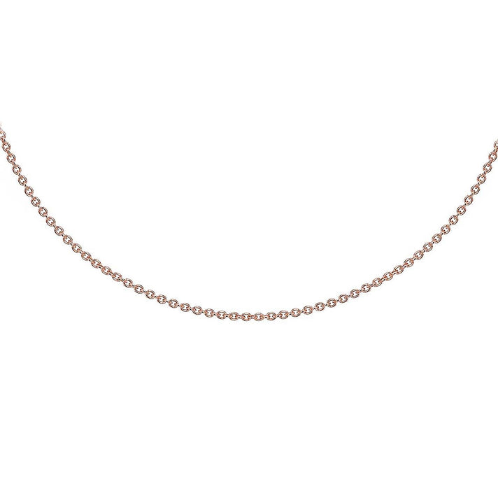 Sterling Silver Rose Gold Plated Belcher Chain 30 Inch 7616088 2