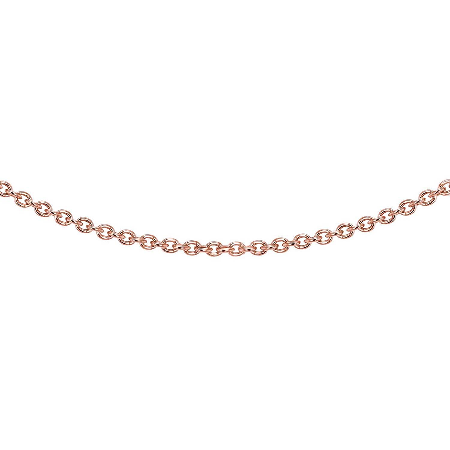 Sterling Silver Rose Gold Plated Belcher Chain 30 Inch 7616088 6