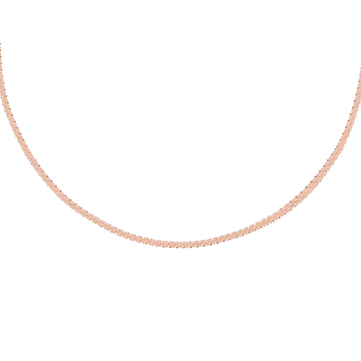 Sterling Silver Rose Gold Plated Tocalle Chain 20 Inch 7620546 3
