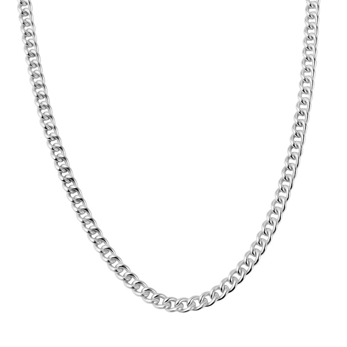 Sterling Silver Round Curb Chain 24 Inch 7315187 2