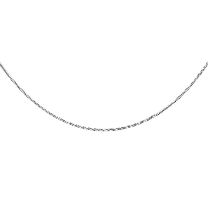 Sterling Silver Round Snake Chain 16 Inch 7618384 2