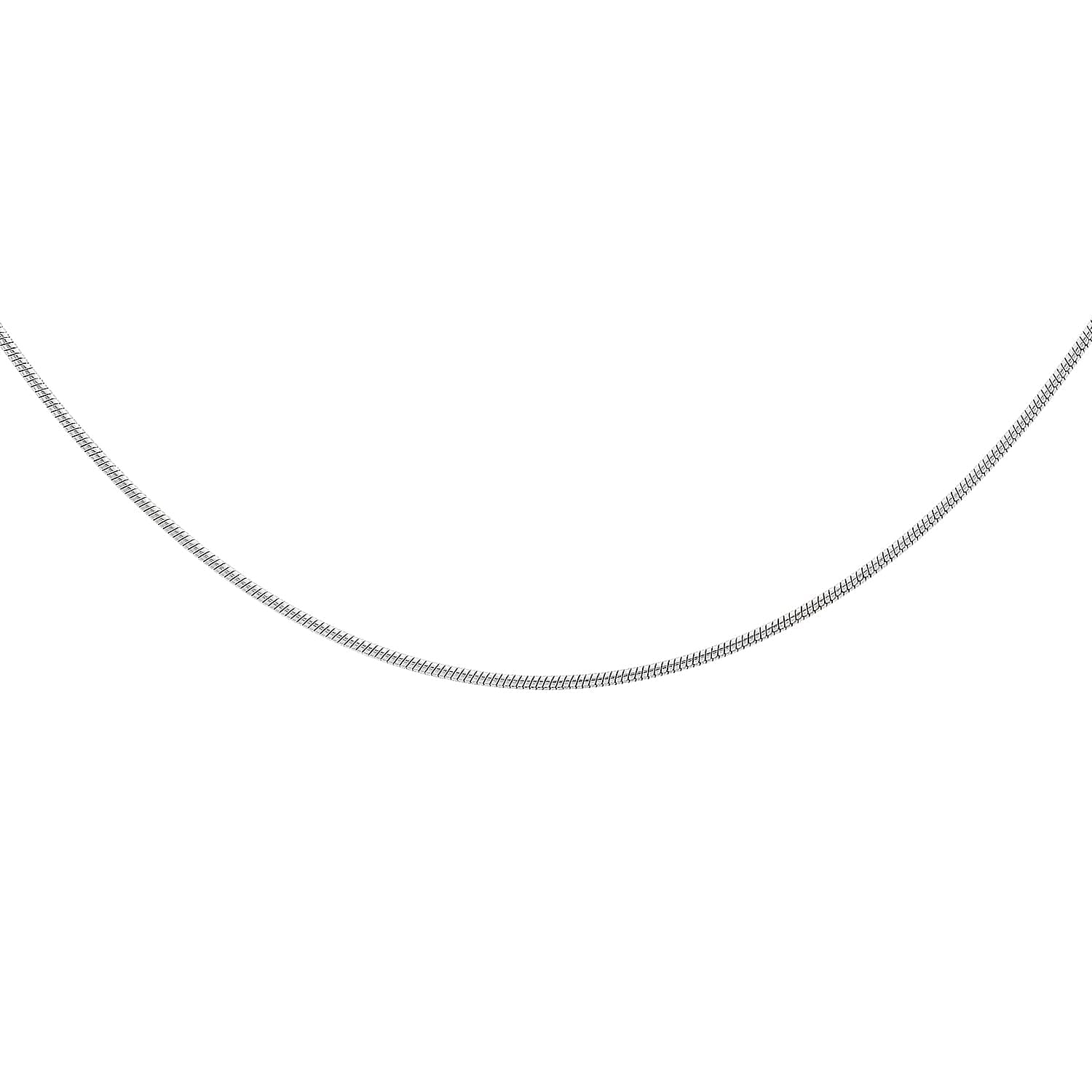 Sterling Silver Round Snake Chain 20 Inch 7618386 1