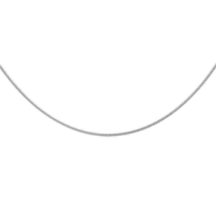 Sterling Silver Round Snake Chain 20 Inch 7618386 2