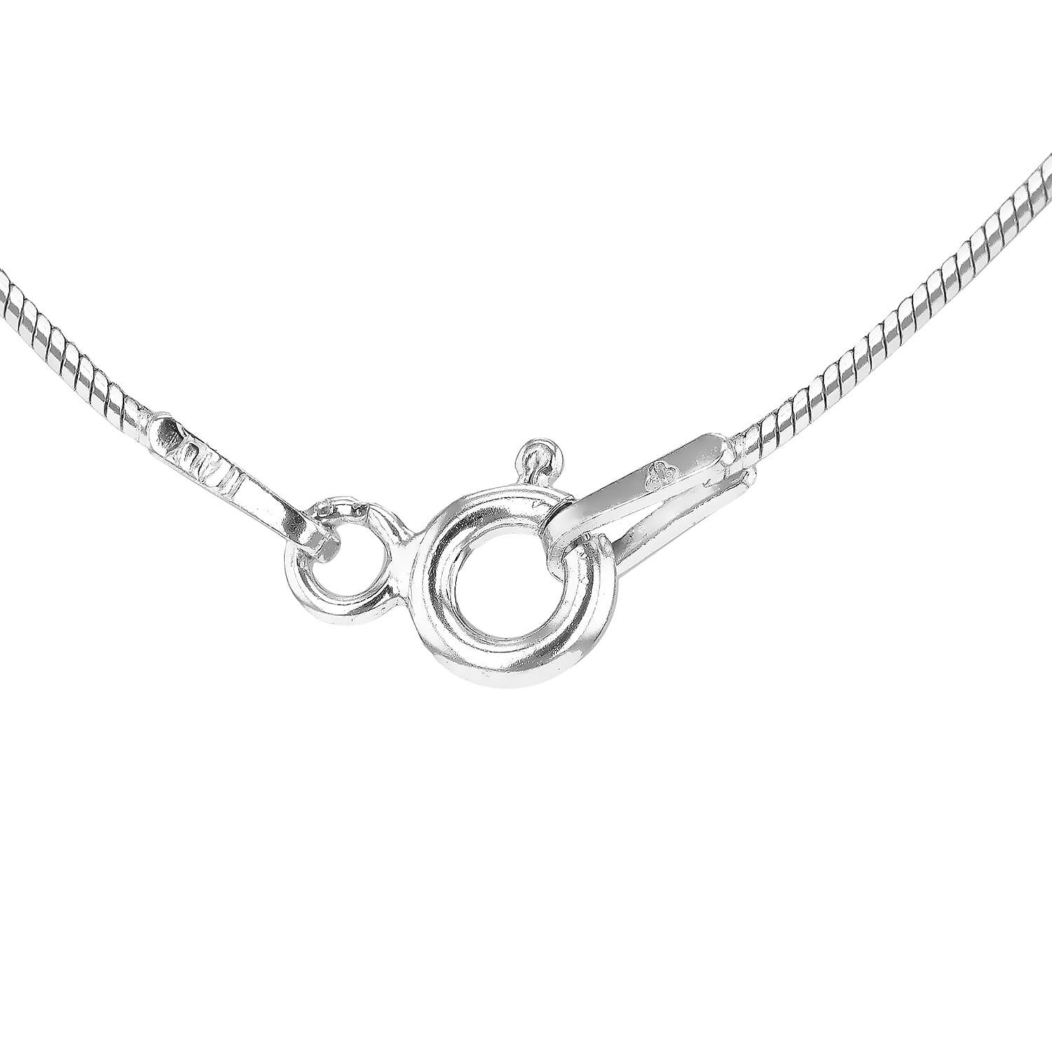 Sterling Silver Round Snake Chain 20 Inch 7618386 5