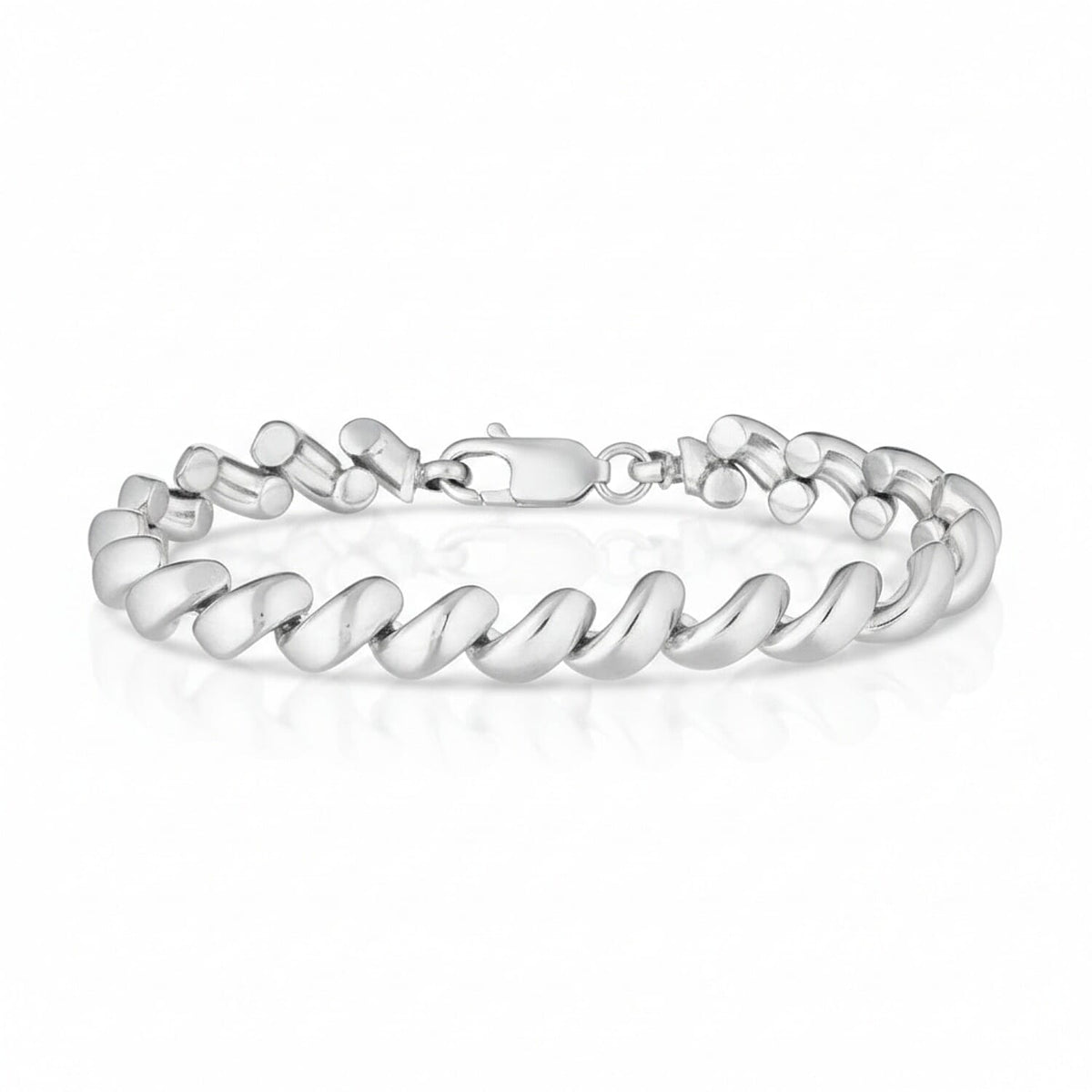Sterling Silver San Marco Bracelet (Size 7.5) with Lobster Clasp 8376236 0