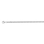 One Time Deal - Rhodium Overlay Sterling Silver Spiga Chain (Size - 30), Silver Wt. 43.6 Gms