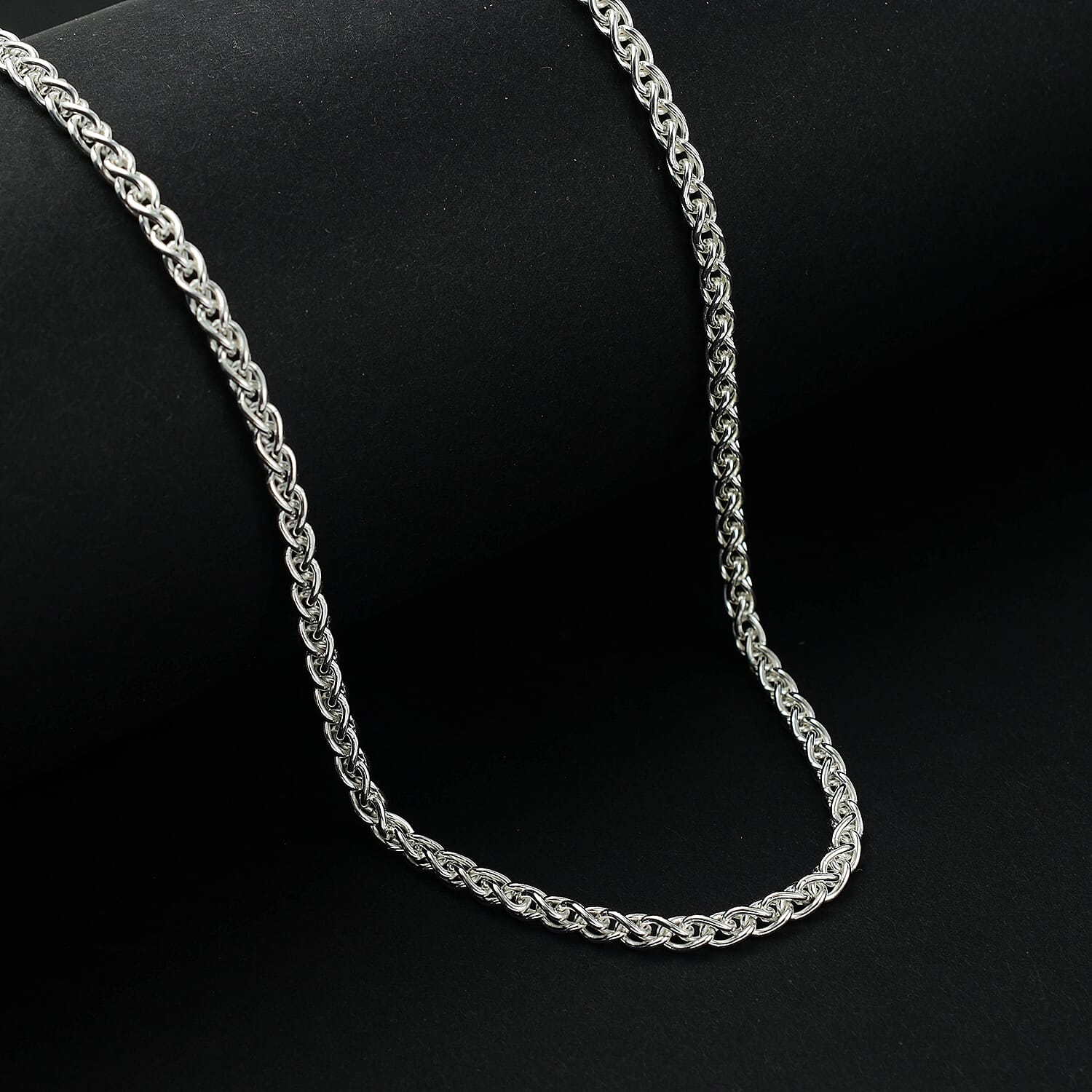 Sterling Silver Spiga Necklace (Size - 20), Silver Wt. 17.60 Gms 7721253 1