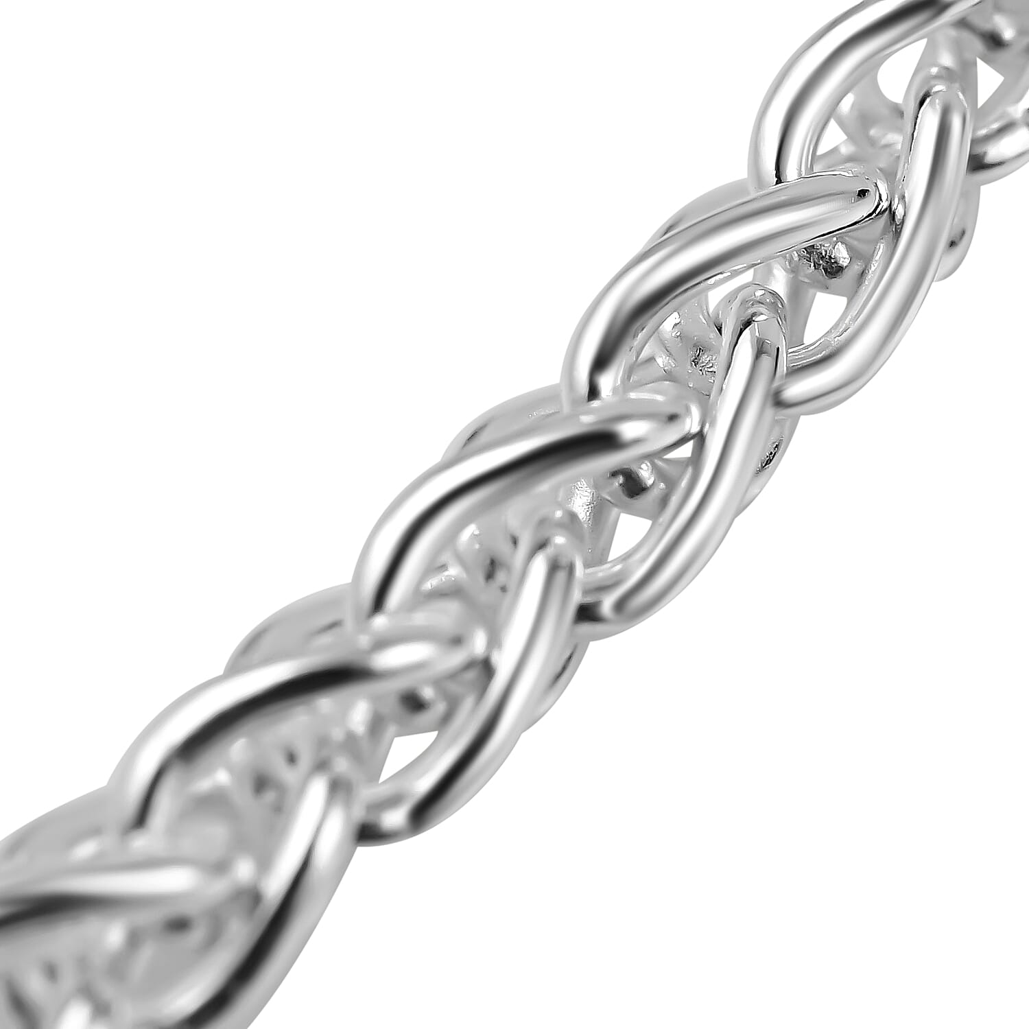 Sterling Silver Spiga Necklace (Size - 20), Silver Wt. 17.60 Gms 7721253 2