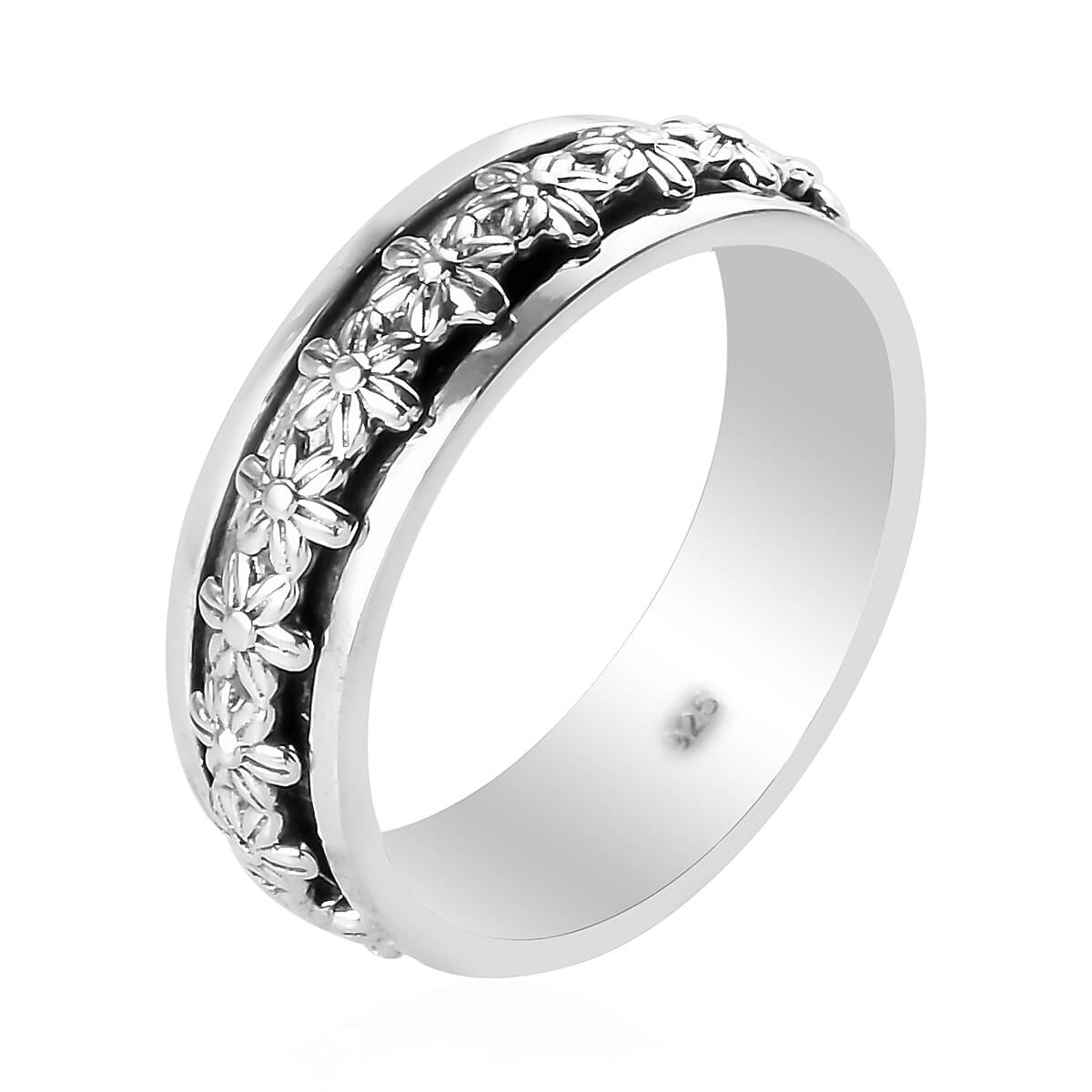 D'Joy - Sterling Silver Stackable Floral Ring 3731302 4