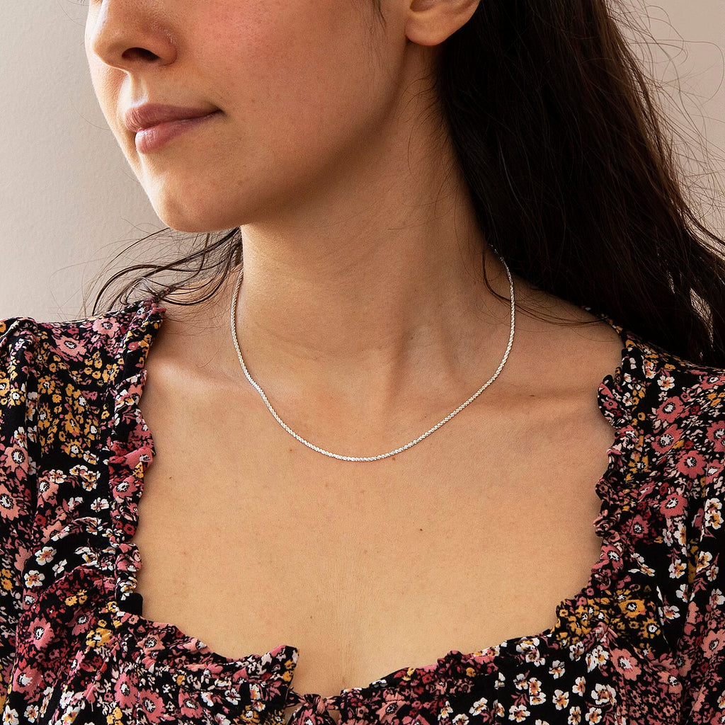 Sterling Silver Chain (Size - 16)