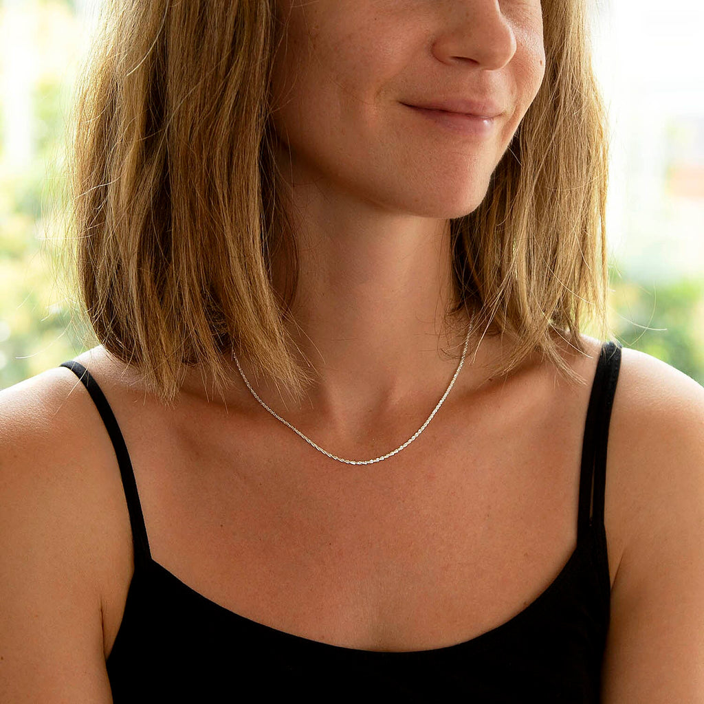 Sterling Silver Chain (Size - 18)