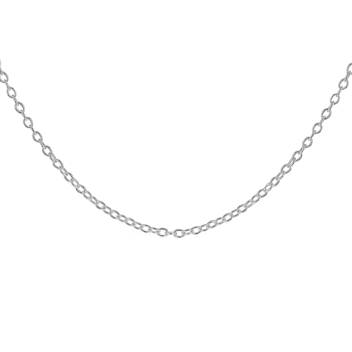 Sterling Silver Trace Chain 16 Inch 7609222 4