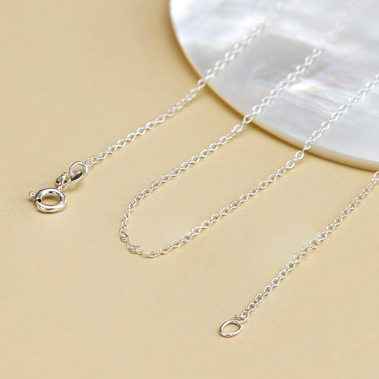 Sterling Silver Trace Chain 16 Inch 7609222 6